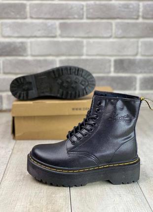 Черевики жіночі dr. martens jadon classic black/ботинки женские доктор мартэнс жадон классик9 фото