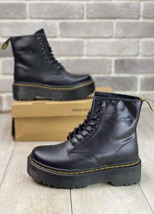 Черевики жіночі dr. martens jadon classic black/ботинки женские доктор мартэнс жадон классик8 фото