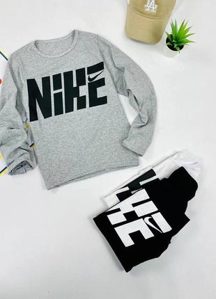 Тоненький реглан лонгслив футболка с длинным рукавом nike4 фото