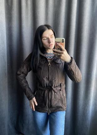 Barbour стьогана стьоганка куртка курточка жіноча з поясом з ременем barbour4 фото