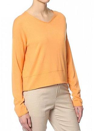 Вовняний кашеміровий шовковий лонгслив джемпер marc cain /6736/