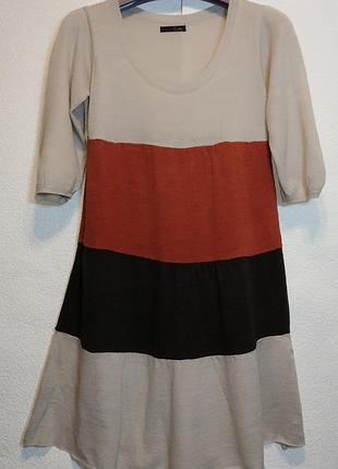 Трикотажное платье трапеция