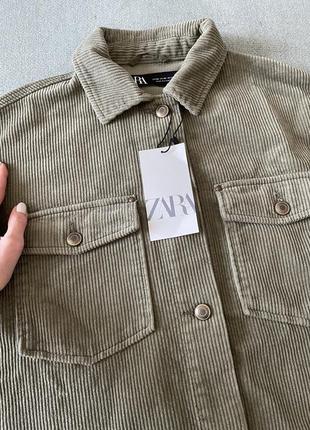 Вельветова куртка сорочка  zara !!!! вельветовая куртка рубашка zara !!!!8 фото