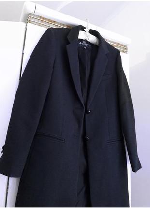 Базовое премиум пальто прямое шерстяное структурированное2 фото