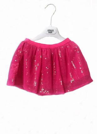 Юбка с пайетками для девочки