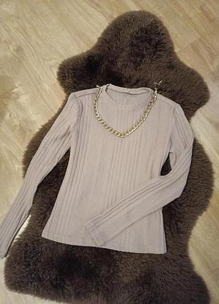 Базова кофта пудровтго кольору h&m