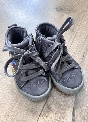 Шкіряні чобітки черевики кросівки натуральна шкіра демісезон 21 clarks 12,53 фото