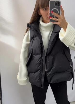 Жилетка оверсайз як хмаринка, преміум якості