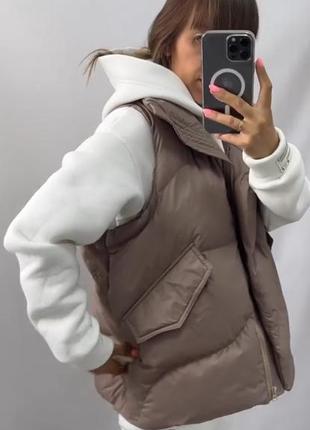 Жилетка оверсайз як хмаринка, преміум якості