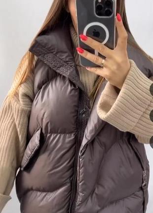 Жилетка оверсайз як хмаринка, преміум якості