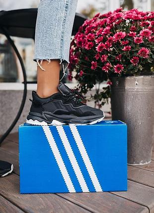 Чоловічі кросівки adidas ozweego adiprene pride black white мужские кроссовки адидас