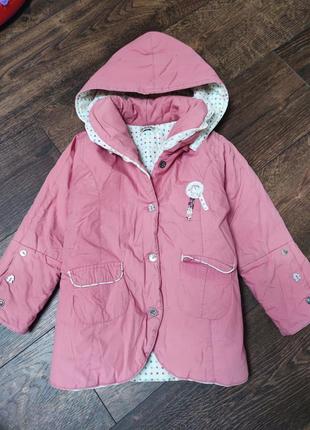 Курточка пальто демісезон на дівчинку 5 років