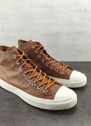 Кеды converse chuck taylor. кожа. размер 44