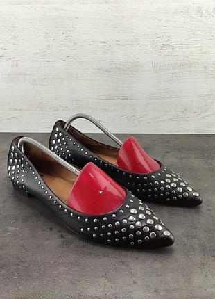 Туфли лодочки frye. полностью кожаные. размер 40,