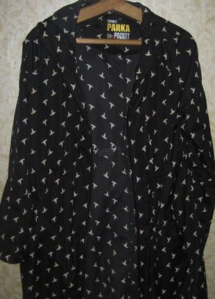 Стильная, женская ветровка оверсайз с капюшоном. бренд- denim co..р-44.(s)акція 1+1=3 ️