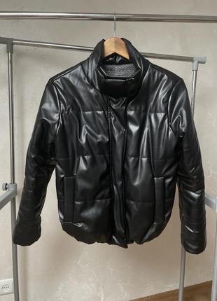Куртка екокожа куртка осенняя короткая куртка