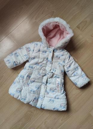 Тепле пальто для дівчинки