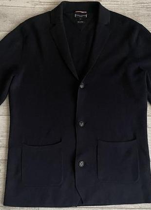Піджак\кардиган tommy hilfiger tailored pima cotton knitted cardigan-blazer