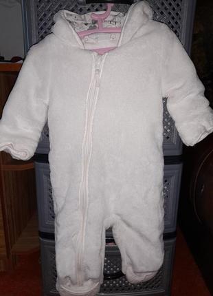 Демісезонний комбінезон з вушками