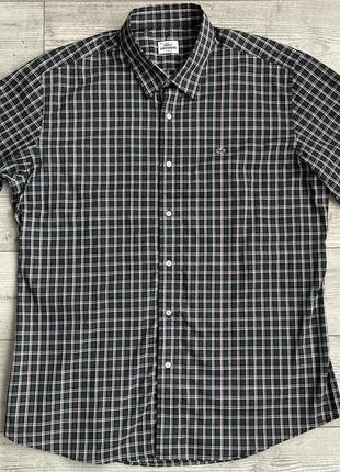 Сорочка\рубашка lacoste slim fit checked casual shirt