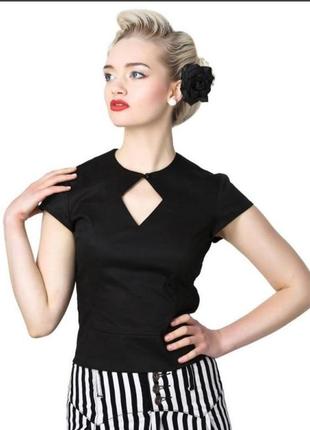 Топ кофта футболка collectif пинап винтаж ретро pin up