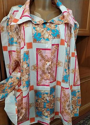 Шикарна сорочка мега батал.