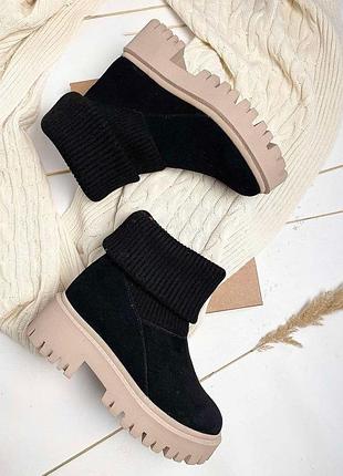 Утеплені кеди з дов'язом демі / зима