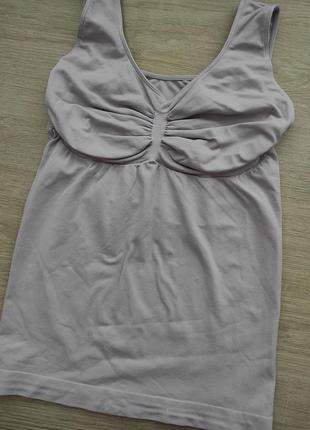 Комфортная бесшовная майка микрофибра