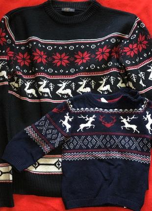 Зимовий светр. фемілі лук.