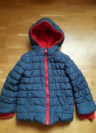 Тепла демесезонна куртка 116зріст.