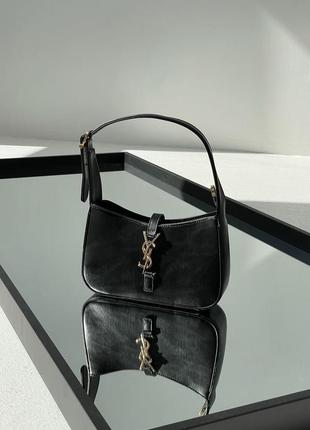 Женская черная сумка yves rocher жіноча чорна сумка yves rocher8 фото