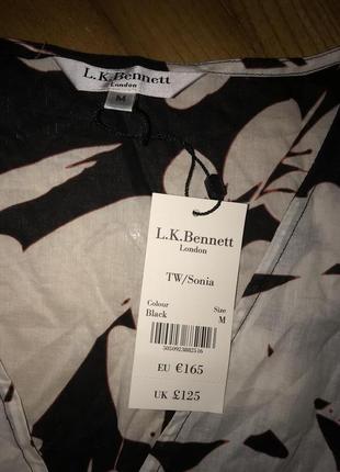 L.k.bennett-нова люксова батистова блуза туніка! р.-m3 фото