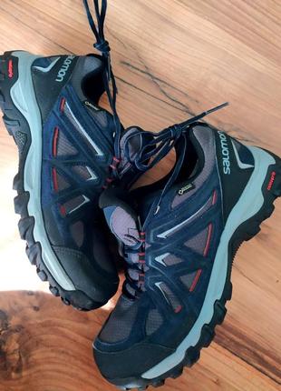 Трекінгові всесезоннi оригiальні черевики salomon evasion 2 gtx gore-tex art.393711s  устілка 27cм,, made in china