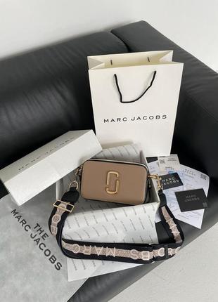 Женская бежево-белая сумка marc jacobs жіноча бежево-біла сумка marc jacobs2 фото
