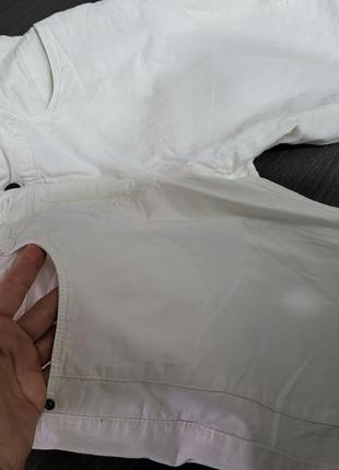 Promod белые брюки,капри,штаны, бриджи.3 фото
