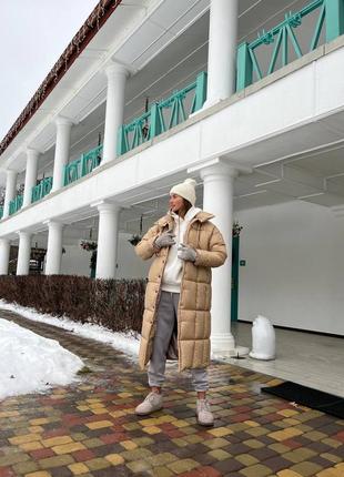 Пуховик пальто