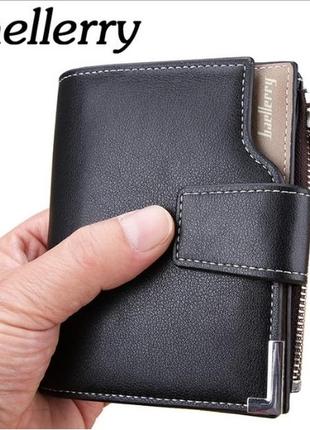 Мужской кошелек baellerry carteira mini черный
