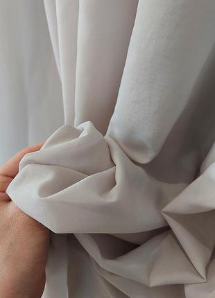 Готовый комплект штор из бархатных штор и крепдышиновой тюли