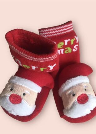 Benetton / тепленькі шкарпетки з брязкальцями / 00-12міс. / one size