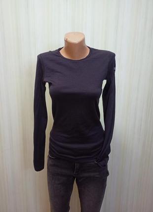 Термокофта жен. icebreaker 200 oasis long sleeve crewe women black

. термокофта из 100% шерсти мериноса.