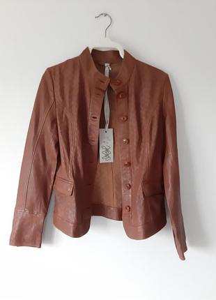 Шкіряний піджак j&e premium