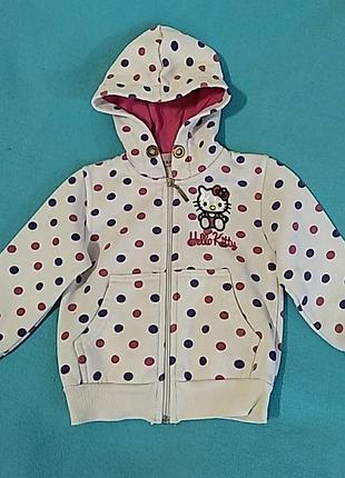Утеплена кофта hello kitty