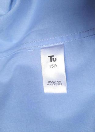 Тенниска голуба блакитна  tu англія, розмір 15,5" , m , l8 фото