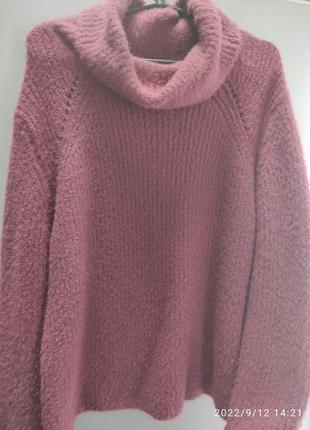 Оверсайз свитер с горловиной фирмы primark5 фото