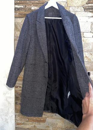 Пальто, пальто primark, пальто в клітинку, пальто в клетку, пальто-пиджак