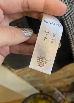 Пальто, пальто primark, пальто в клітинку, пальто в клетку, пальто-пиджак