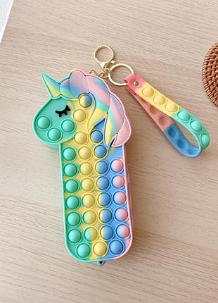 Пенал поп ит единорог