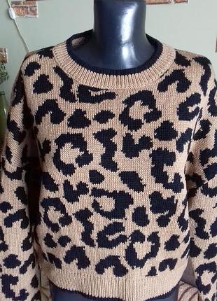 Свитер теплый батал