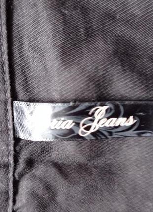 Блуза черная приталенная3 фото