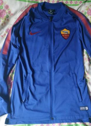 Мужская мастерка,кофта nike roma,олимпийка men's nike as roma dry squad jacket royal blue